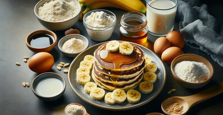 Pancakes protéinés à la crème de riz